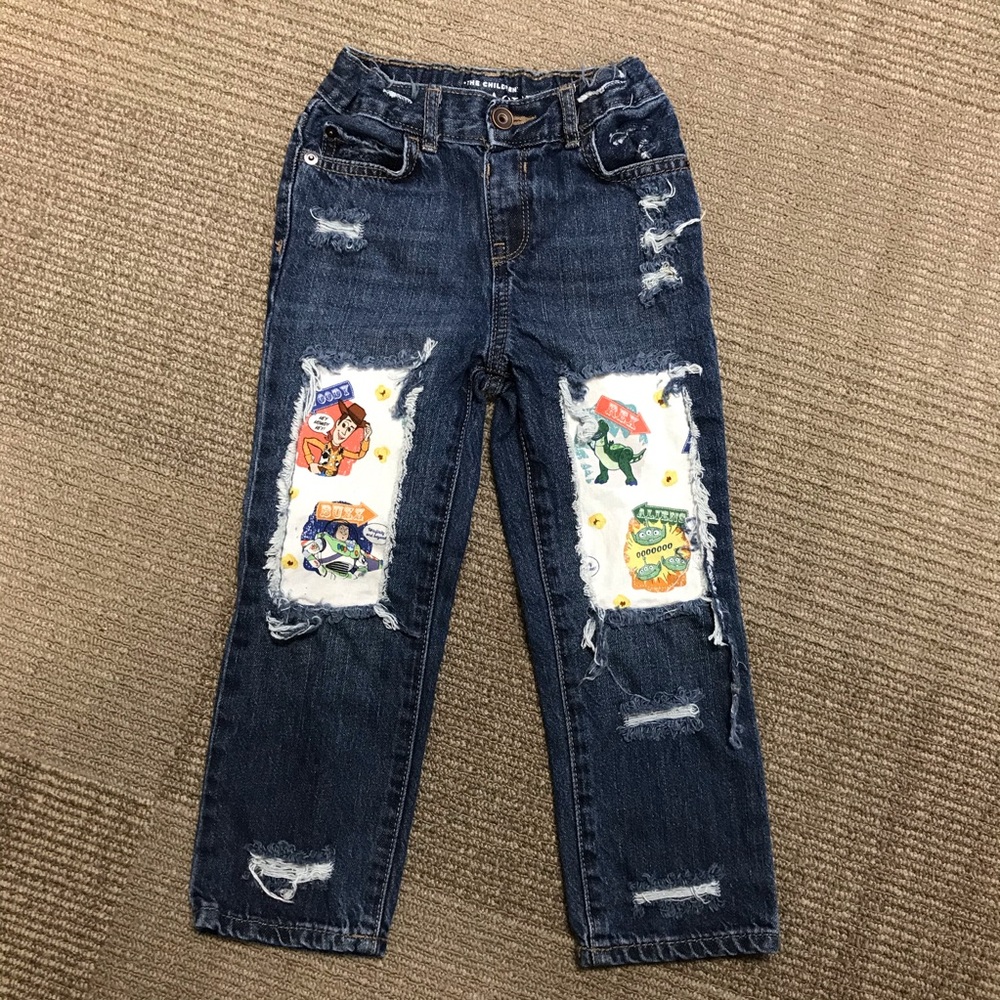 4T Toy Story - Custom Distressed Denim